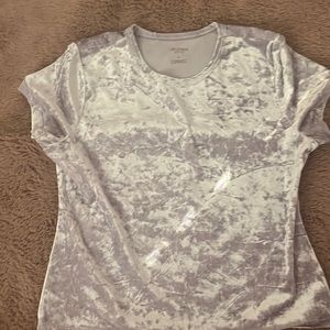 Velvet purple tee-shirt